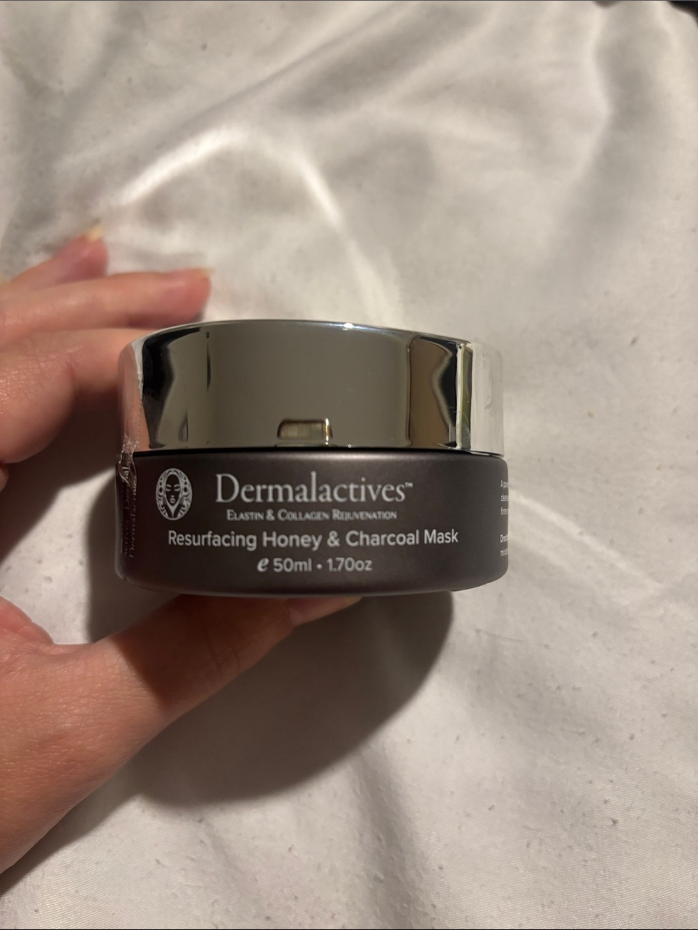 Dermalactives Resurfacing Honey & Charcoal Mask- Elastin & Collagen Rejuvenation